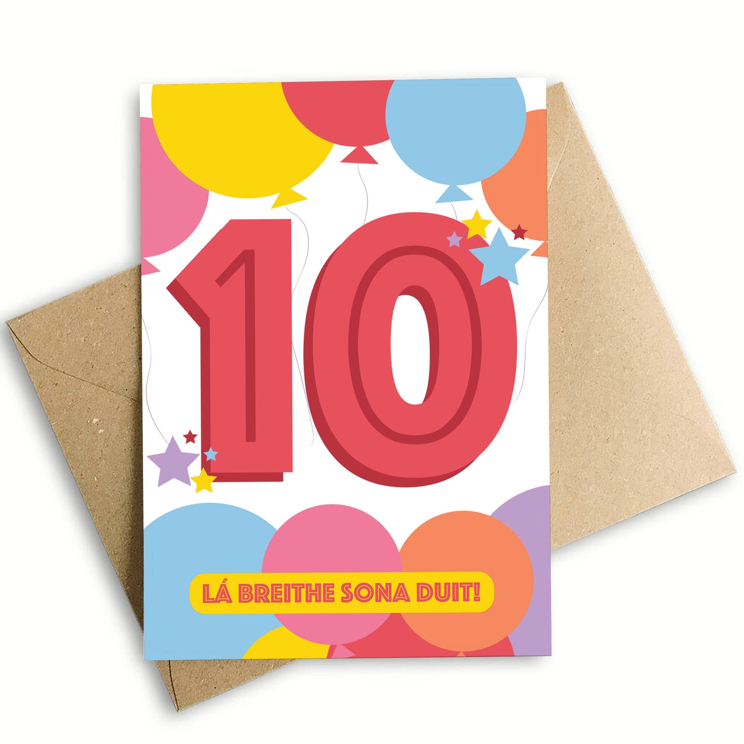 10th Birthday Card