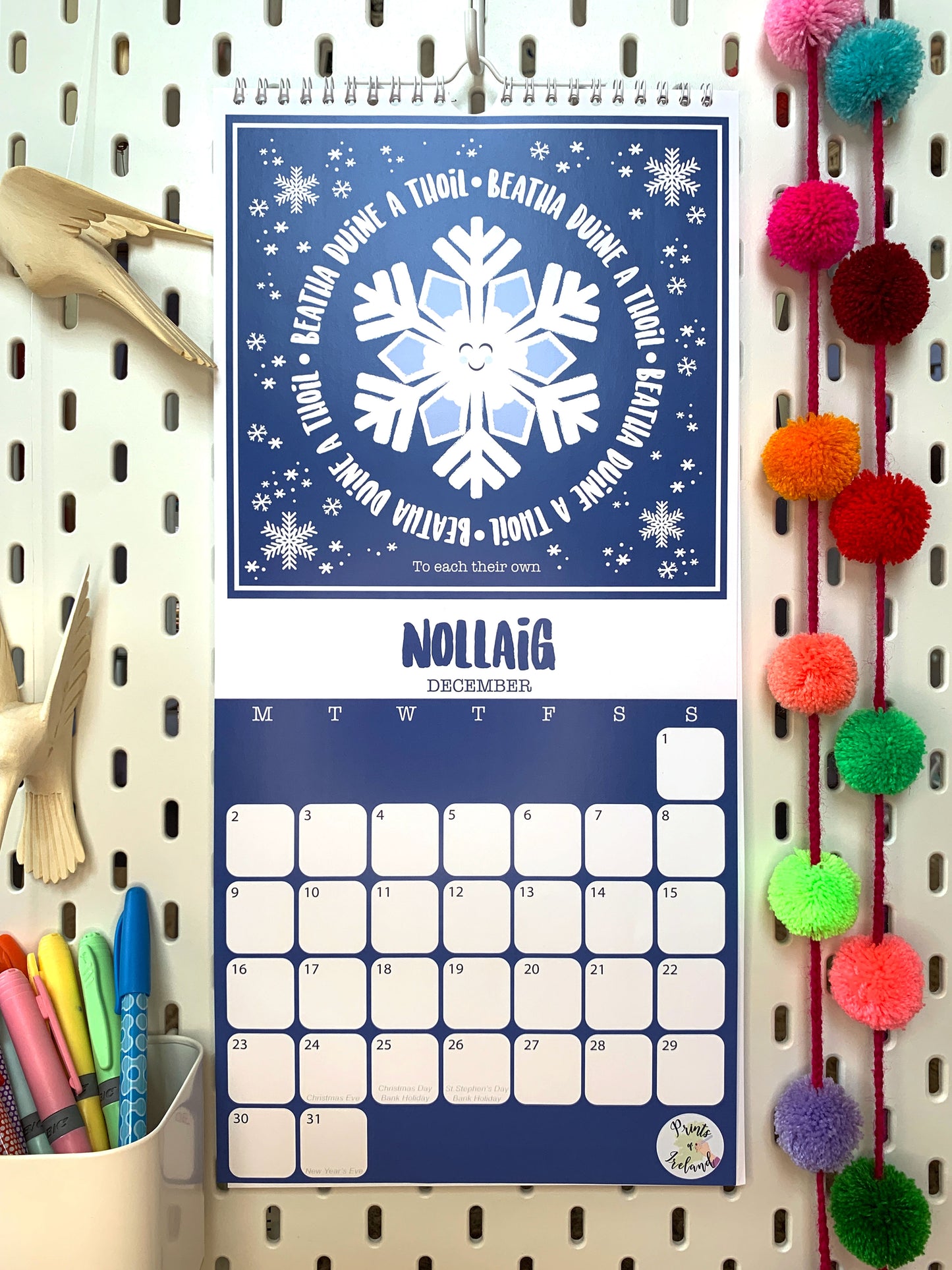 2024 Seanfhocail Wall Calendar