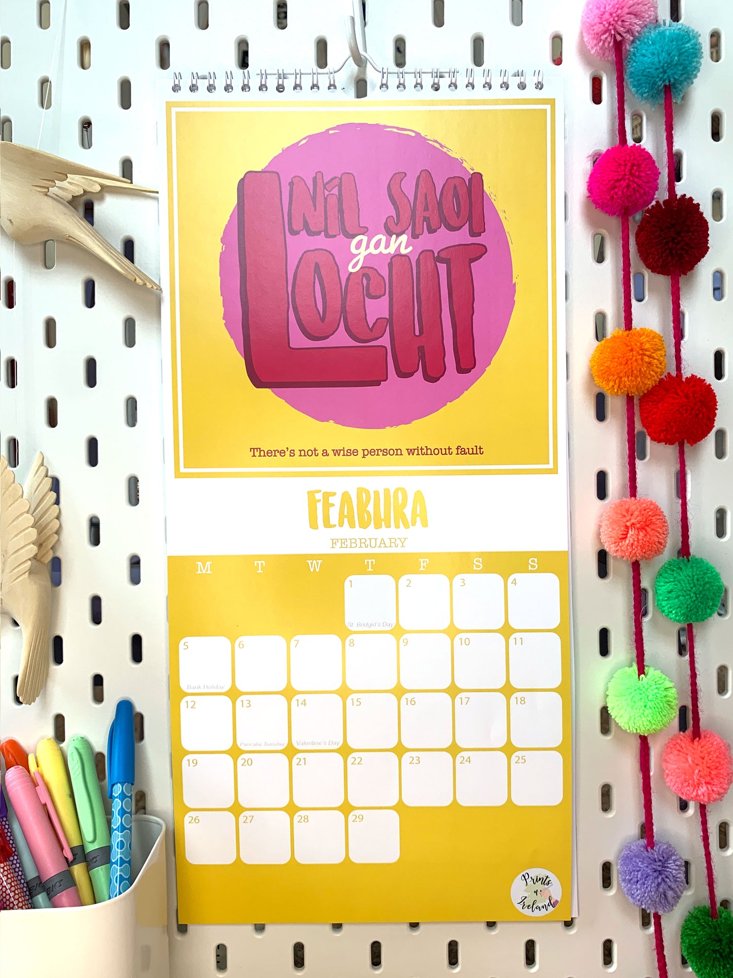 2024 Seanfhocail Wall Calendar