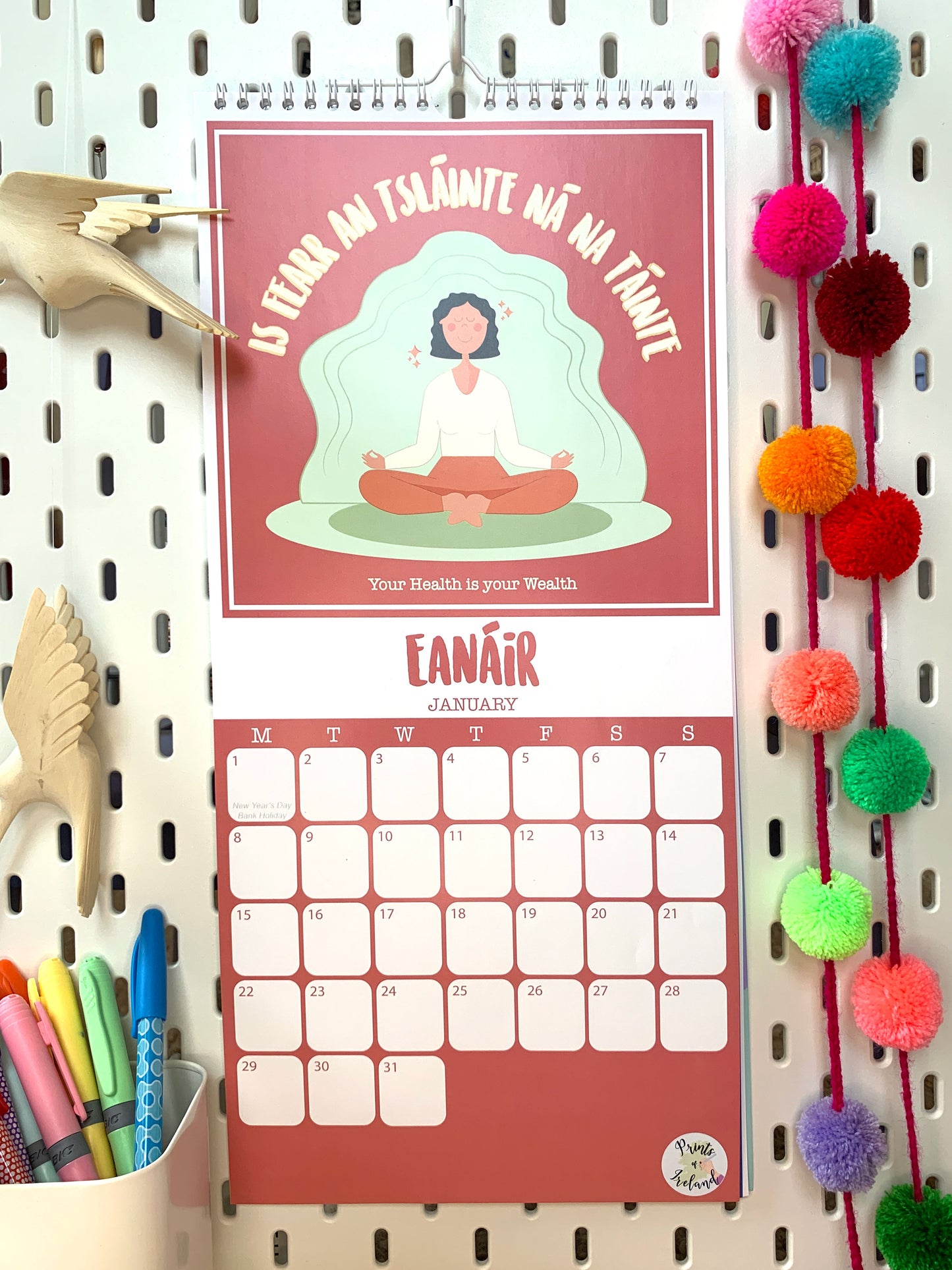 2024 Seanfhocail Wall Calendar