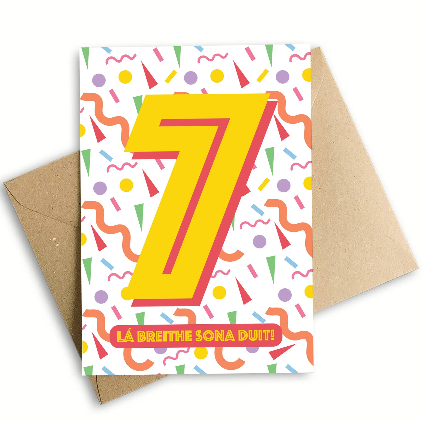 7th Birthday Card