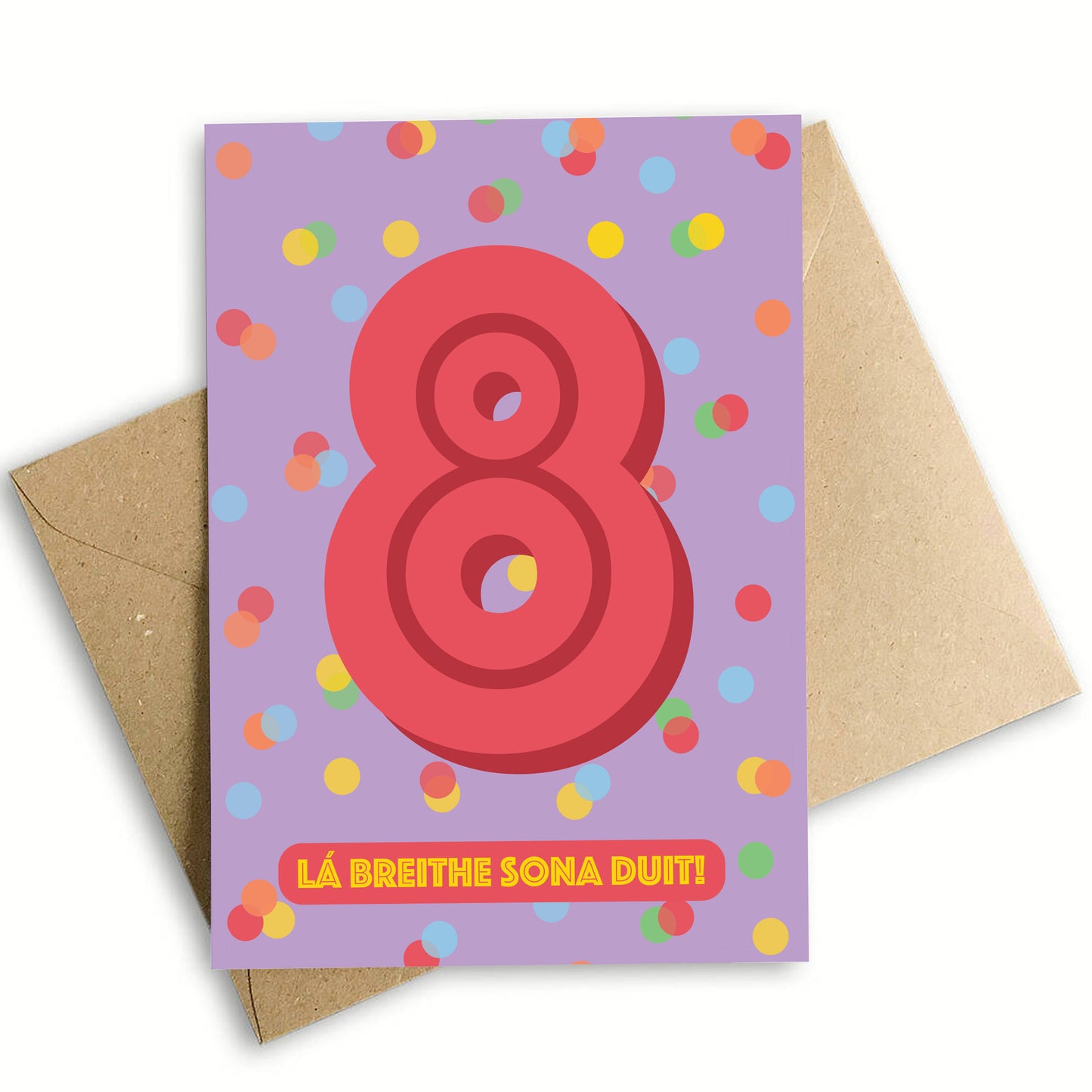 8th Birthday Card