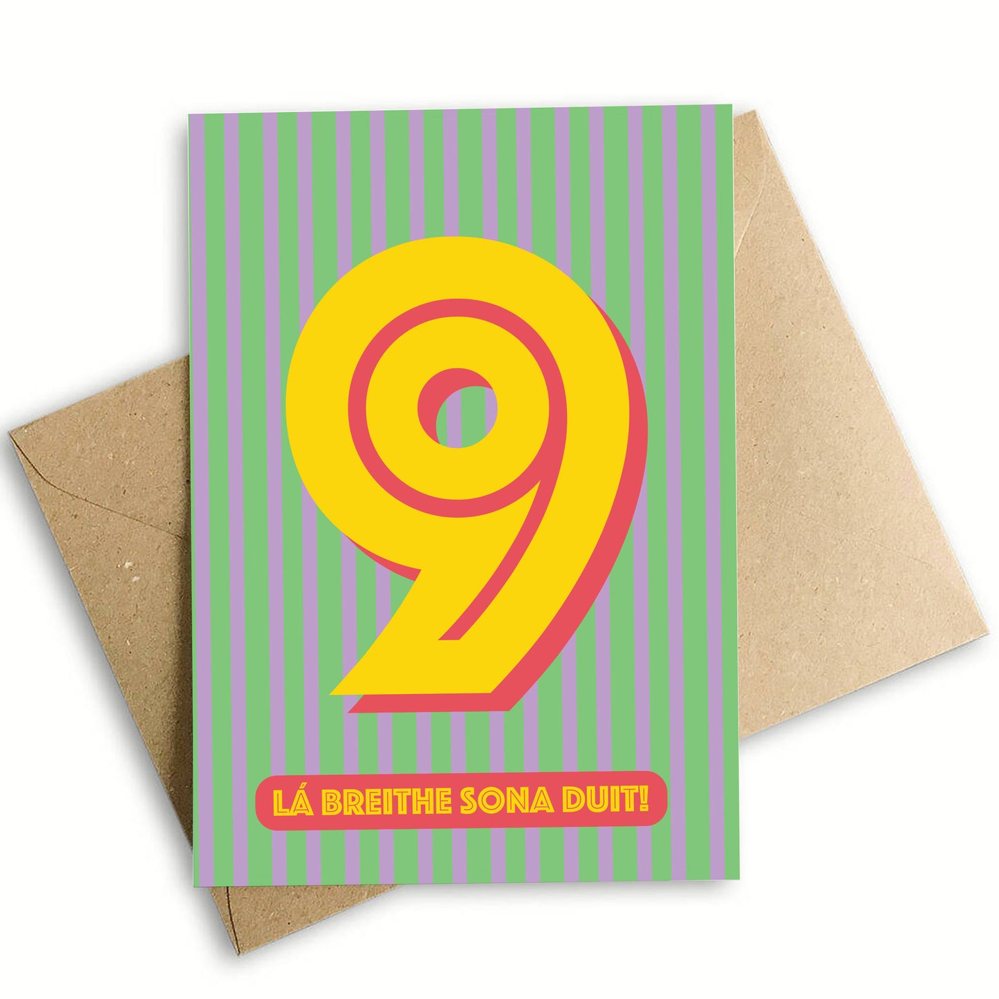 9th Birthday Card