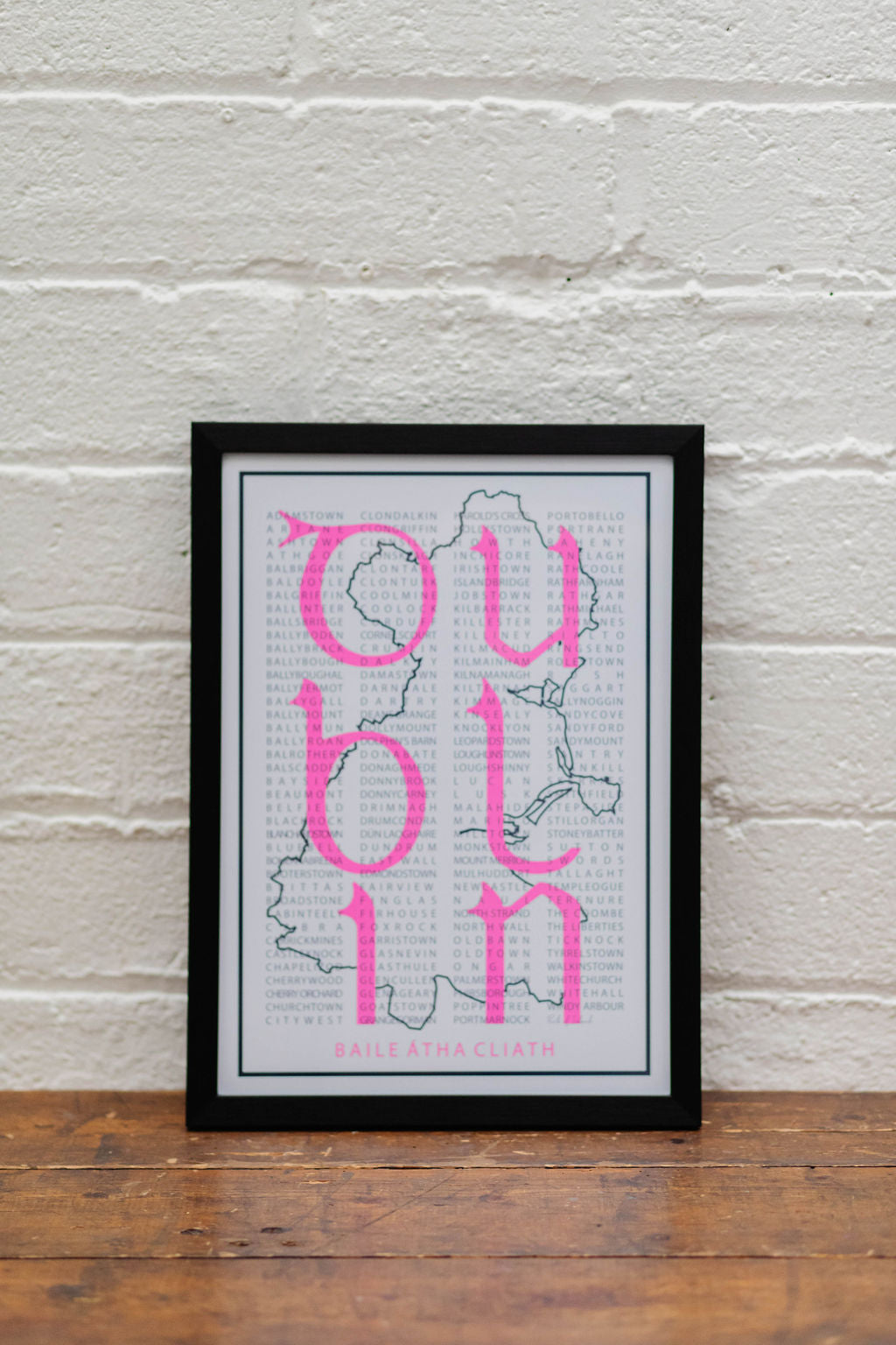 Neon Pink Dublin Towns