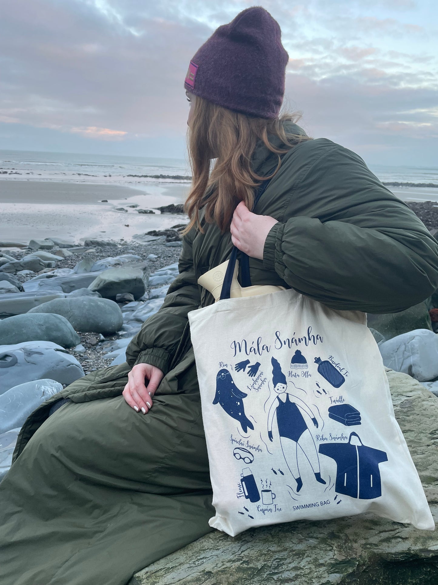 Swimming Tote Bag