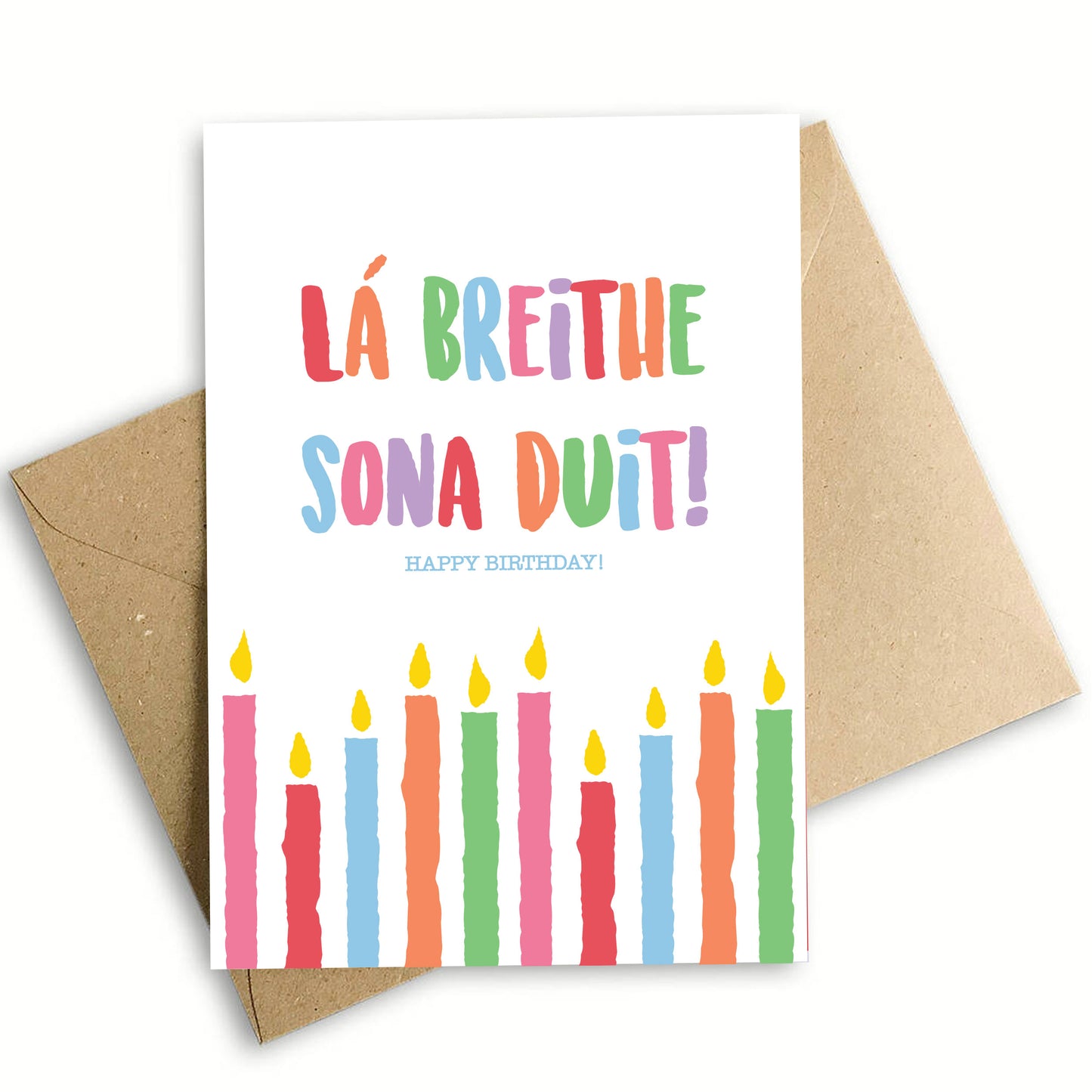 Happy Birthday Candles Card