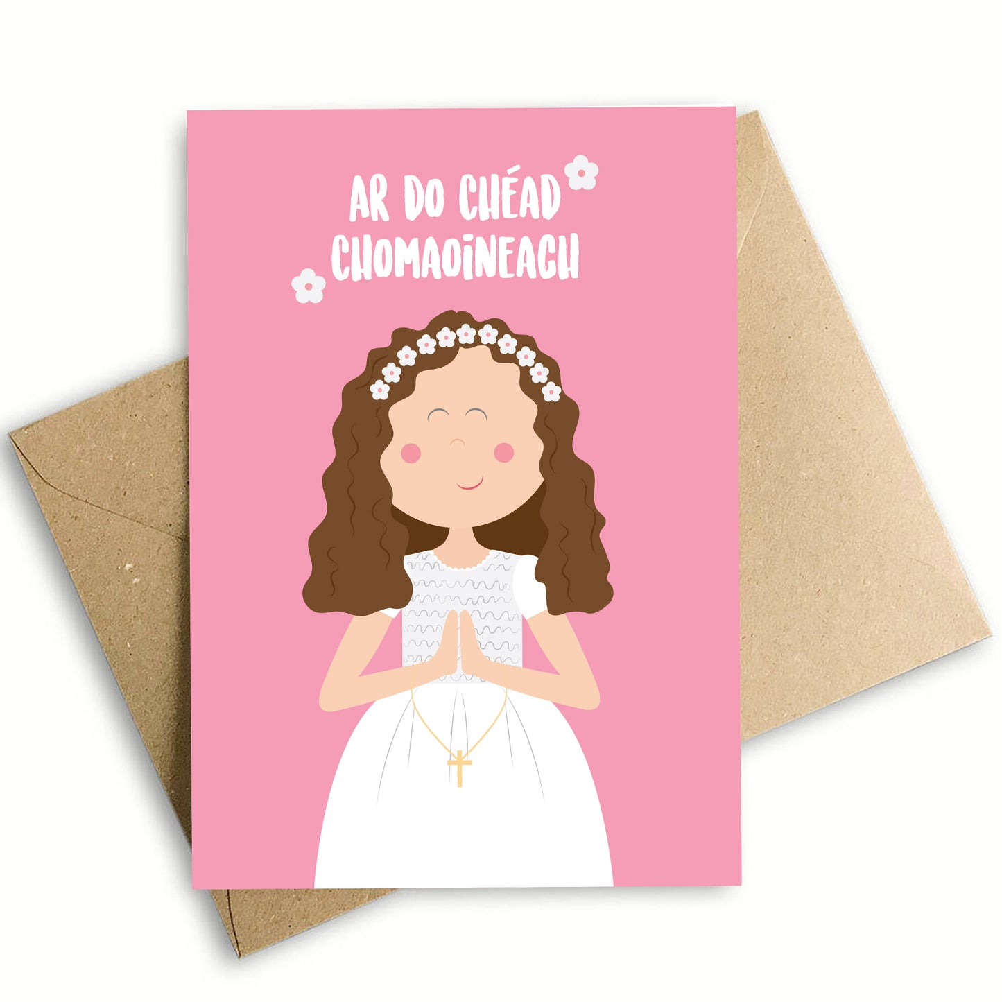 First Communion Girl Card