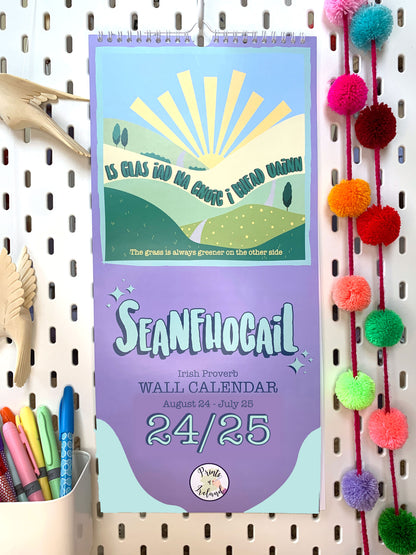 24/25 Academic Year Seanfhocail Calendar