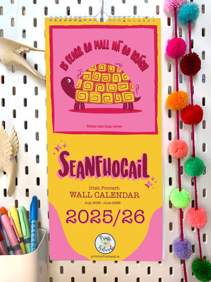Pre Order: 2025/26 Academic Year Seanfhocail Calendar