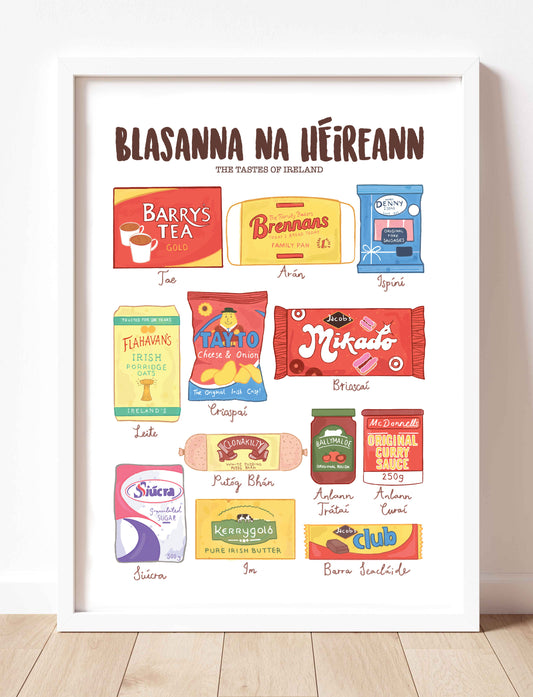 Irish Groceries Print