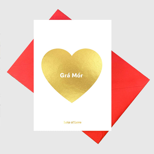 Grá Mór Gold Foiled Card