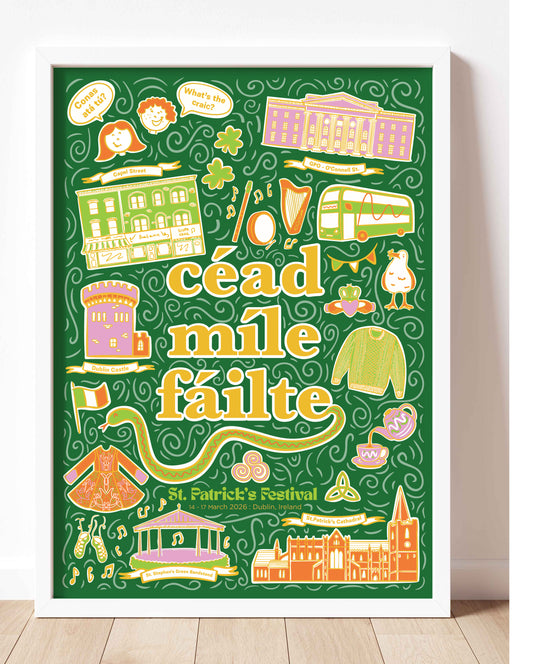 Céad Míle Fáilte St Patrick's Festival 2026 Print