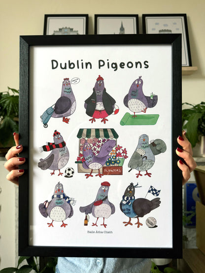 Dublin Pigeons Print