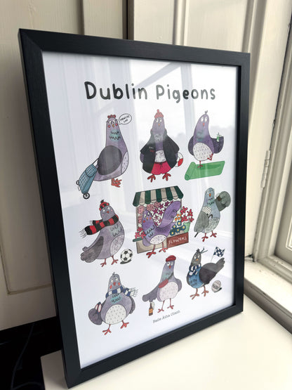 Dublin Pigeons Print