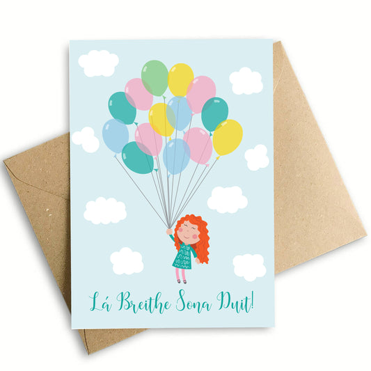 Birthday Balloons Card