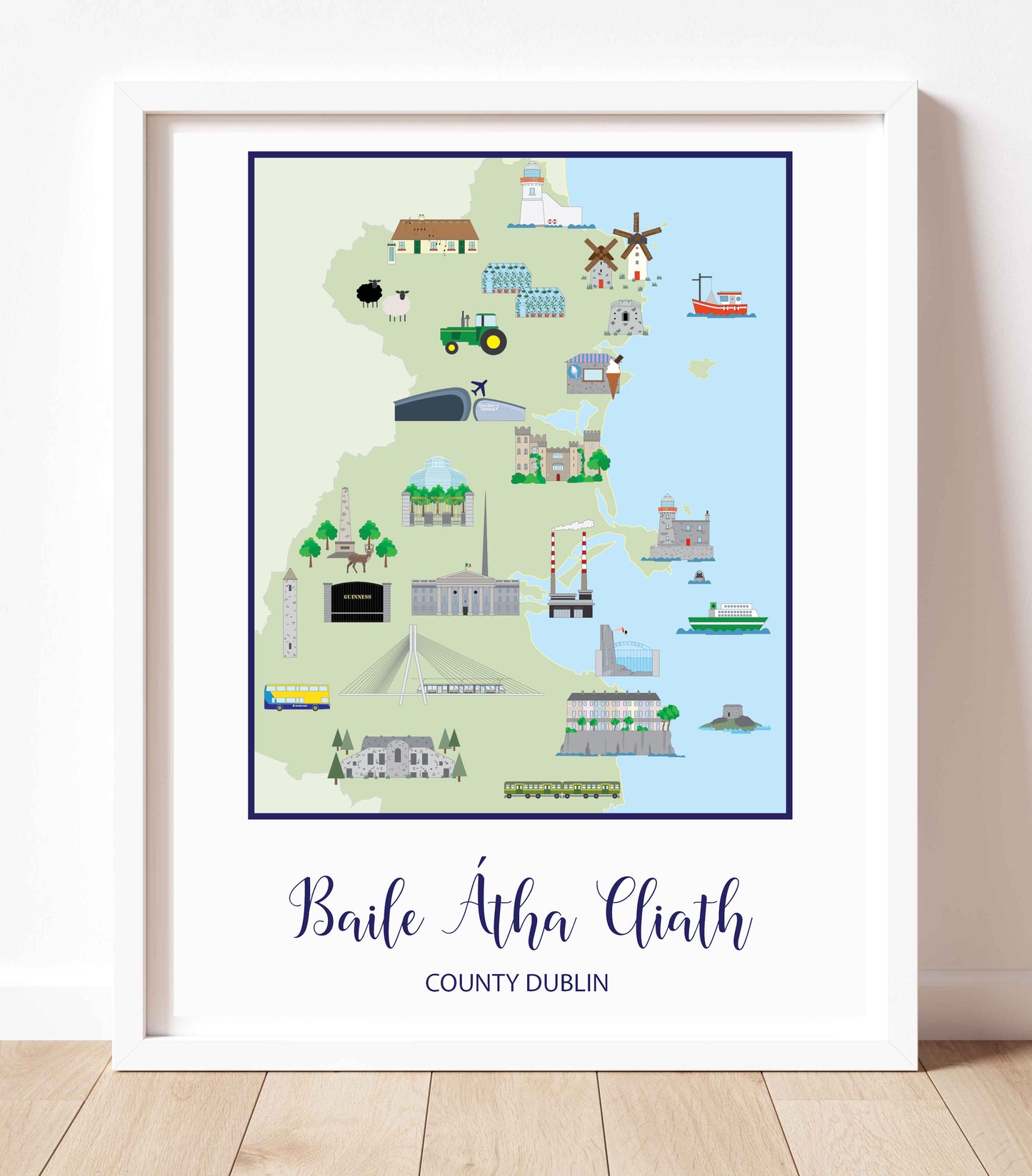 County Dublin Map