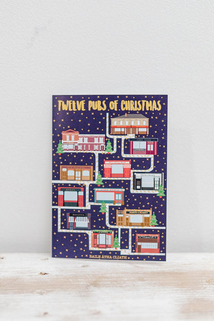 12 PUBS OF CHRISTMAS 22 CARD