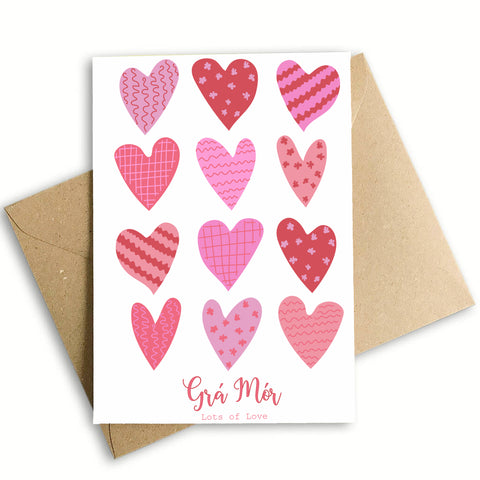 Lots of Love Hearts Card