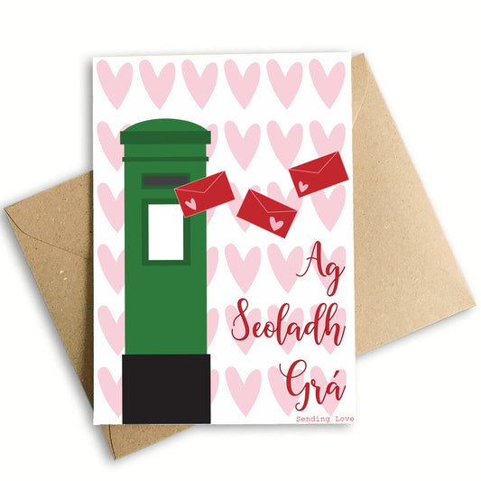 Sending Love Postbox Card