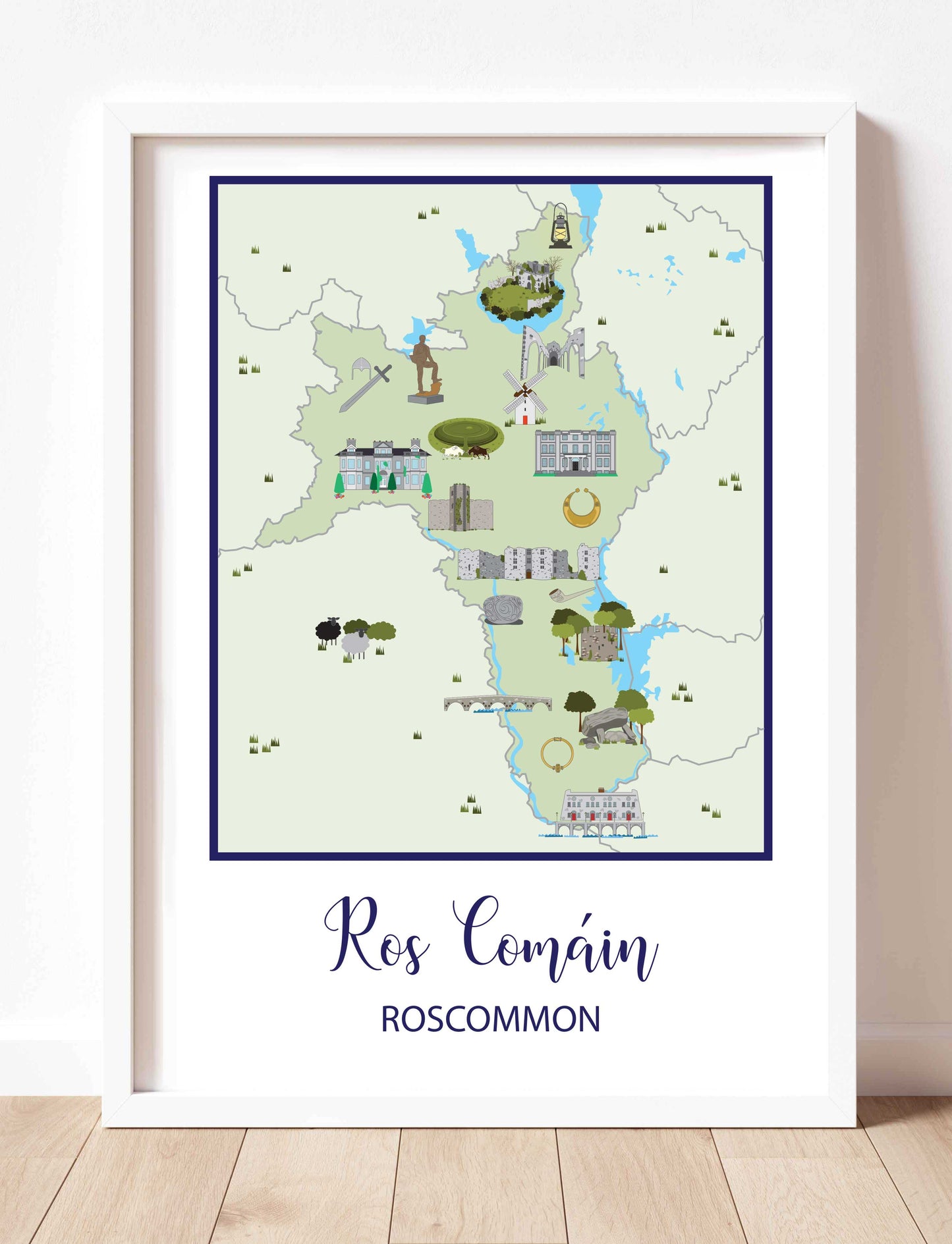 Roscommon Map