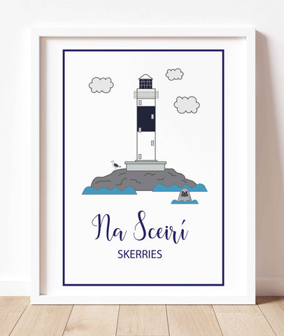 Rockabill Lighthouse Skerries | Prints of Ireland
